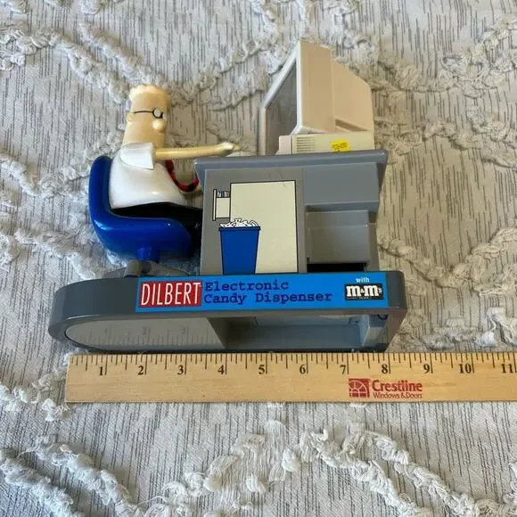 Vintage 1998 Dilbert Electronic Candy M&M Dispenser Works - Picture 7 of 8